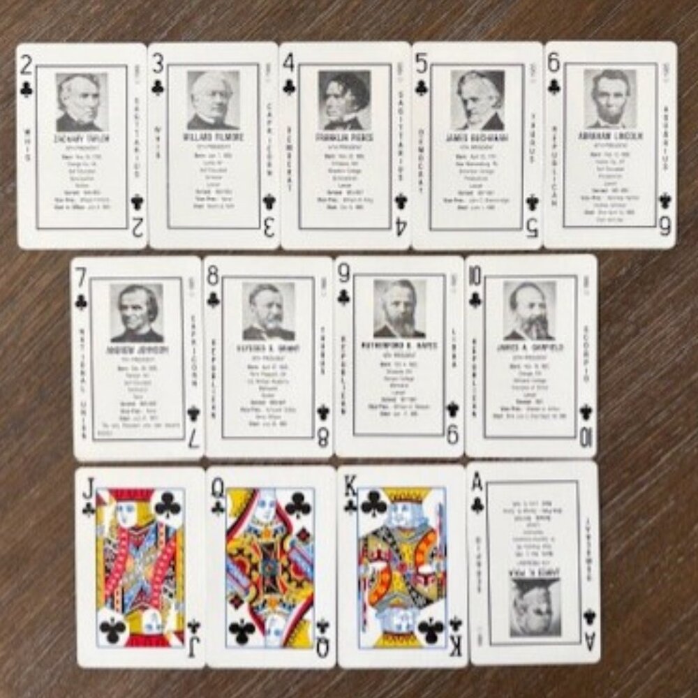 Presidential Card Game 40 Presidents Washington - Reagan Educational Rare HTF - Picture 6 of 7